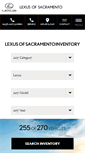 Mobile Screenshot of lexusofsacramento.com